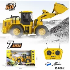 Екскаватор на радіокеруванні 2135 “Екскаватор”, гумові колеса, акум. 3.7V, пульт, USB-кабель, в коробці