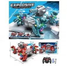 Радиоуправляемый танк BabyToys 1037 на батарейках для мальчика