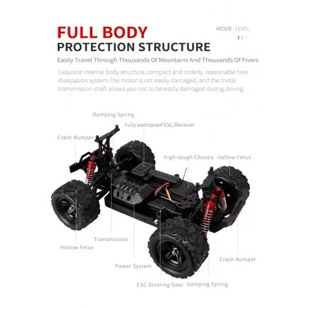 Радіокерована машина HS 18311 BabyToys 36 км/год акумулятор