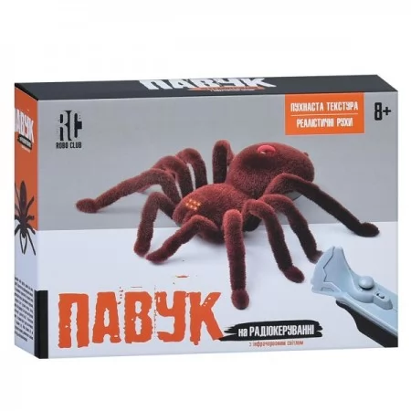 Паук 787 д/у(ИК), 15см, свет, ездит, на бат-ке, в кор-ке
