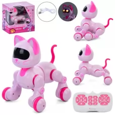 Животное 6602 д/к(ИК), кот, 19см, звук, свет, танцует, акум, USB-зарядное, в кор-ке