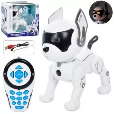 Радиоуправляемая собака BabyToys A118 с музыкой и светом, 23 см