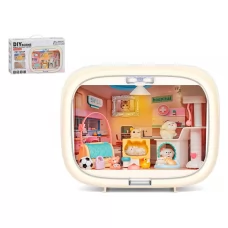 Игровой набор комната для животных, 25×14×20 см, свет, фигурки животных 2027-123