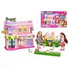 Игровой набор Кондитерская с куклой, собачкой и сладостями 7014
