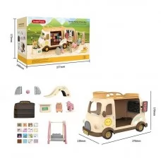 Детская игрушка автобус школа BabyToys с аксессуарами