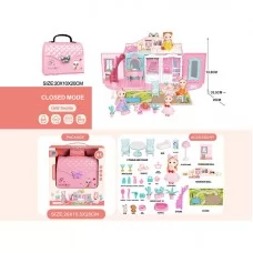 Кукольный домик BabyToys 6688-52 пластмассовый для девочек