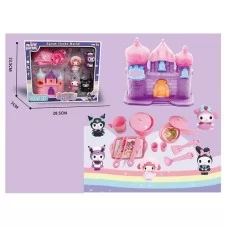 Кукольный домик BabyToys YQ 8500 с 5 фигурками и кухней Кукольный домик BabyToys YQ 8500 с 5 фигурками и кухней