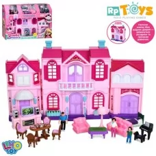 Кукольный домик BabyToys 16427 со светом и звуком