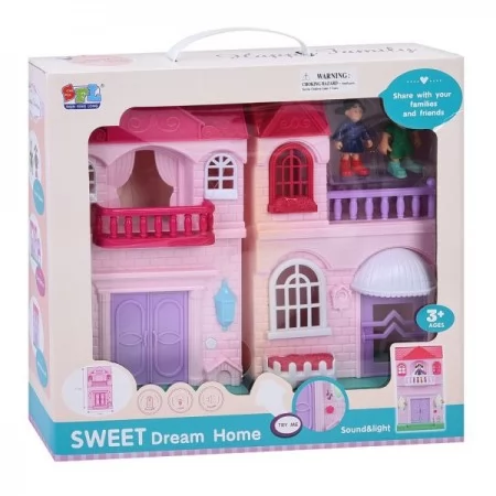 Кукольный домик BabyToys 16589 со звуком и светом