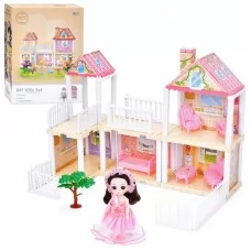 Кукольный домик BabyToys 666-2AA-17 с мебелью и куклой