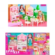 Кукла 7021 14см, кухня, посуда, продукты, 2 вида, в кор-ке, 39-19-8см Кукла 7021 14см, кухня, посуда, продукты, 2 вида, в кор-ке, 39-19-8см