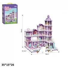 Кукольный домик BabyToys 462-36 с мебелью и аксессуарами