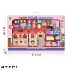 Кукольный домик 699-11 BabyToys с мебелью и музыкой