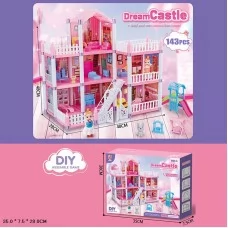 Кукольный домик BabyToys DSJ588-17 с мебелью и аксессуарами