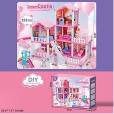 Кукольный домик BabyToys DSJ588-18 с мебелью и куклой