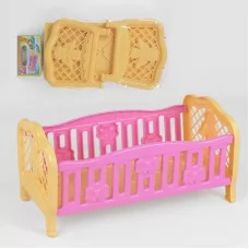 Кроватка для куклы Technok Toys 4517 пластиковая 2 цвета