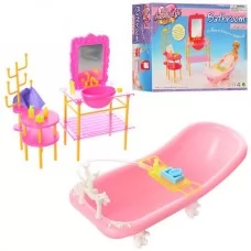 Ванна для кукол BabyToys 2913 с аксессуарами для девочек Ванна для кукол BabyToys 2913 с аксессуарами для девочек