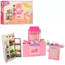 Игровая кухня BabyToys 9986 с плитой и холодильником Игровая кухня BabyToys 9986 с плитой и холодильником