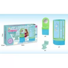 Мебель для кукол BabyToys JRD967-45 ванная пластик Мебель для кукол BabyToys JRD967-45 ванная пластик