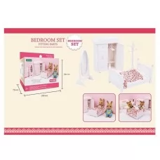 Аксесуари для ляльок BabyToys B 06 120 меблі спальні пластик