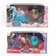 Карета для куклы BabyToys 245A-52A 25см с лошадкой Карета для куклы BabyToys 245A-52A 25см с лошадкой