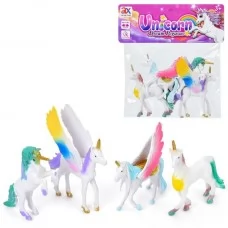 Набір конячок BabyToys 666B єдиноріг пластикові 4 шт