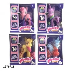 Игрушечная лошадка BabyToys 1626 с аксессуарами, пластик