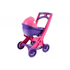 Коляска для кукол с люлькой 0121/02, 57 см, 4 колеса, Doloni Toys