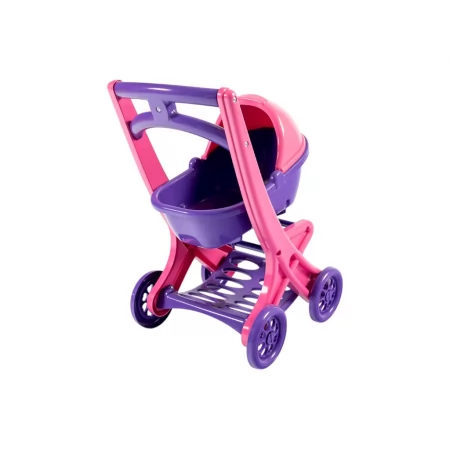 Коляска для ляльок з люлькою 0121/02, 57 см, 4 колеса, Doloni Toys