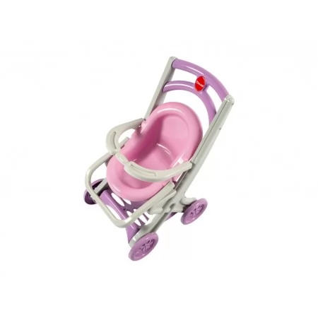 Коляска для кукол с шезлонгом 0122/04, 58 см, трансформируется, Doloni Toys Коляска для кукол с шезлонгом 0122/04, 58 см, трансформируется, Doloni Toys