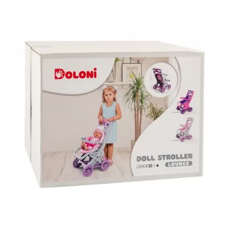 Коляска для кукол с шезлонгом 0122/04, 58 см, трансформируется, Doloni Toys Коляска для кукол с шезлонгом 0122/04, 58 см, трансформируется, Doloni Toys