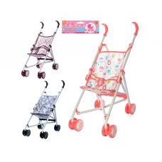 Кукольная коляска металлическая Metr+ M 0349 U/R