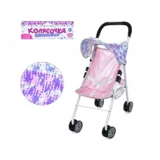 Коляска прогулочная для куклы M 5093 UA, 42-24-в53 см, с корзиной, Limo Toy