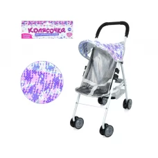 Коляска прогулянкова для ляльки M 5095 UA, 42-24-в53 см, з корзиною, Limo Toy