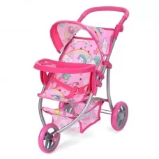 Коляска для куклы BabyToys 9377 B-T металлическая прогулочная