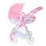 Коляска для кукол BabyToys 9643-1 трансформер с люлькой металлическая Коляска для кукол BabyToys 9643-1 трансформер с люлькой металлическая