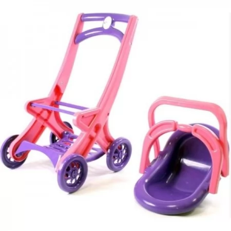 Коляска для кукол с шезлонгом, DOLONI-TOYS 0122/02 Размер: 
Длина - 44 см
Ширина - 33 см
Высота - 58 см