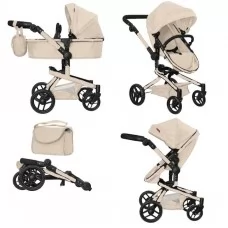 Коляска для кукол Carrello Fortuna 2в1 с сумкой, металл Коляска для кукол Carrello Fortuna 2в1 с сумкой, металл