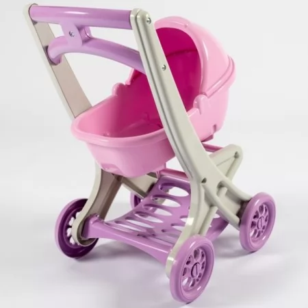 Візок для ляльок з люлькою, DOLONI-TOYS 0121/04 Розмір: 
Длина - 44 см
Ширина - 33 см
Висота - 58 см