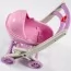 Візок для ляльок з люлькою, DOLONI-TOYS 0121/04 Розмір: 
Длина - 44 см
Ширина - 33 см
Висота - 58 см