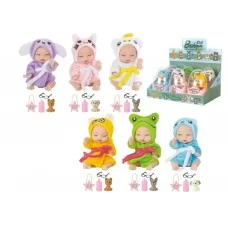 Кукла в яйце Sleeping Doll Magic Egg, 10,5 см, подвес, набор 6 шт (цена за 1шт) FY918607