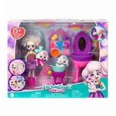 Игровой набор Enchantimals Салон красоты белого пуделя HHC20 