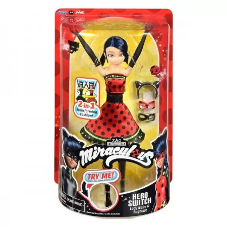 Інтерактивна лялька Miraculous Леді Баг і Супер-Кіт Дизайнерське перевтілення Леді Баг 26 см Інтерактивна лялька Miraculous Леді Баг і Супер-Кіт Дизайнерське перевтілення Леді Баг 26 см