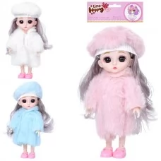 Шарнирная кукла BabyToys 00103-05 16см разные цвета