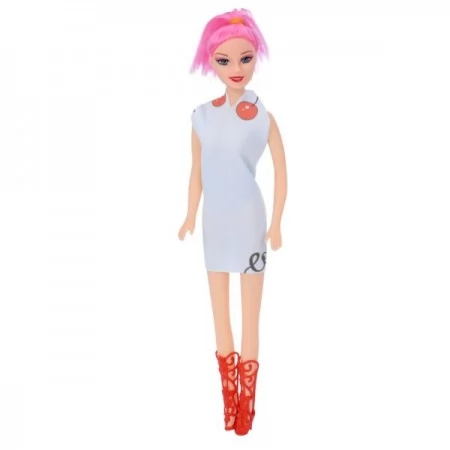 Кукла с нарядами BabyToys 12469 в платье, 26 см