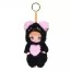 Кукла-брелок BabyToys 221E 12см, набір 6 видів для дівчинки