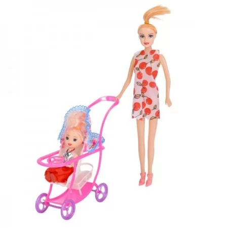 Кукла BabyToys 339-1 27см з дочкою і коляскою