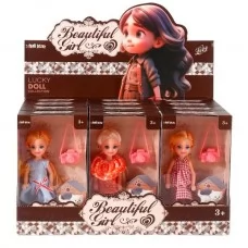 Лялька BabyToys 8587 з котом та фотоапаратом 13 см
