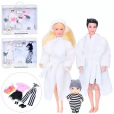 Шарнирная кукла BabyToys A809ABC 30см с нарядом и аксессуарами