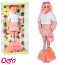 Шарнирная кукла DEFA DLL4 29 см с сумкой